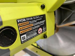 Ryobi mode TSS120l miter saw