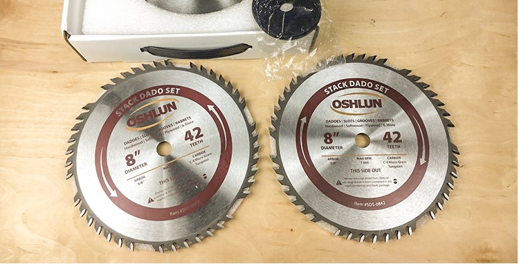 Has anyone had any experience of using this OSHLUN 6 or 8 dado stack. Any reviews? Good or bad